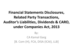 under Companies Act, 2013