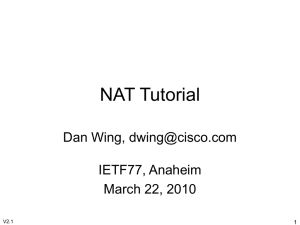 NAT - IETF Tools
