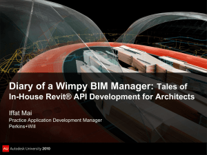Diary of a Wimpy BIM Manager - The Building Coder