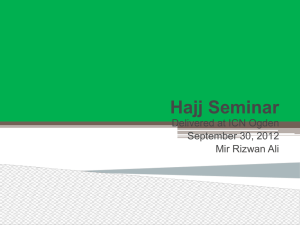 Hajj_Seminar - Islamic Center of Naperville