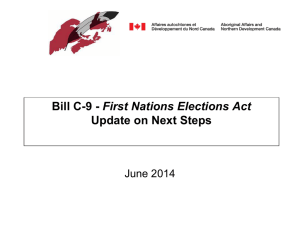 Report - Atlantic Policy Congress of First Nations Chiefs