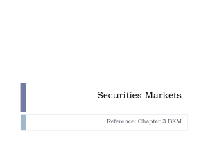 Investment-Lecture-3-Securities-Markets