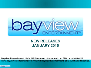 January 2015 - Bayview Entertainment