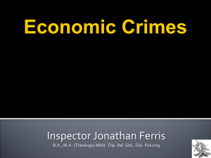 Economic Crimes