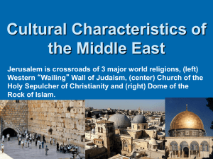 Middle East Culture ppt.