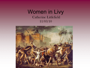 Women in Livy