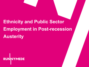 Ethnicity and Public Sector Employment in Post
