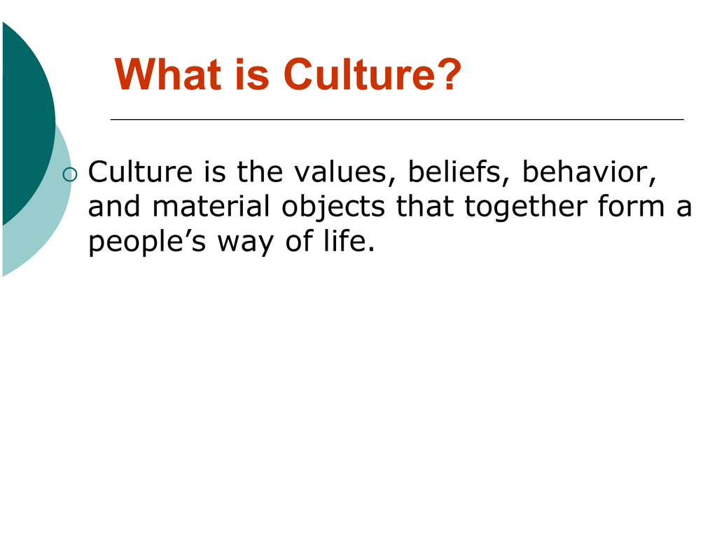 what-is-culture