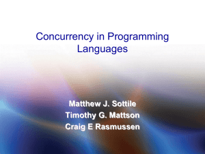 par-langs-ch6 - Introduction to Concurrency in Programming