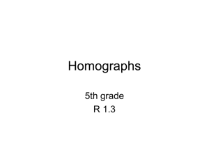 R 1.3 Homographs (PowerPoint)