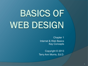 Basics of Web Design: Chapter 1