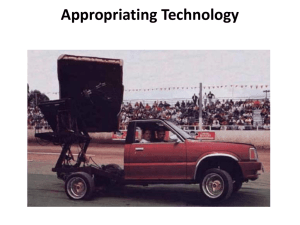 Appropriating Technology