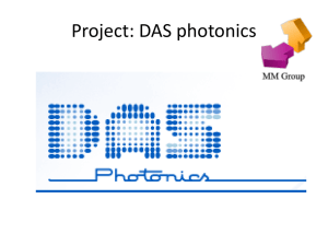 Project: DAS photonics - Universidad Politécnica de Valencia