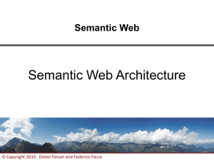 Semantic Web Architecture - Teaching-WIKI