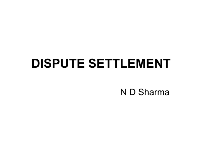 dispute-settlement