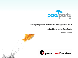PoolParty - Thesaurus Management - Semantic Search