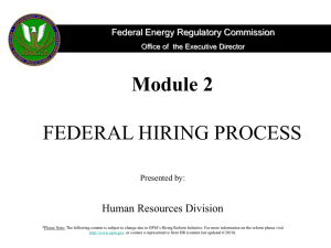 Federal Hiring Process