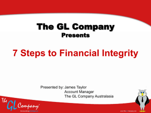 7 Steps to Financial Integrity