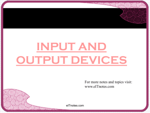 Input Output Devices