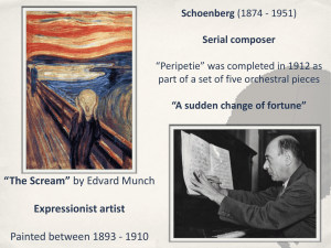 Schoenberg Lesson 1