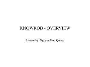 KNOWROB - OVERVIEW