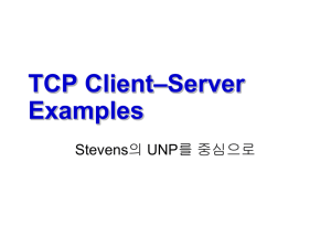 TCP Client-Server