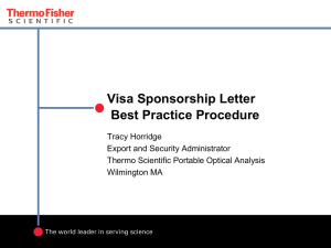 Visa Sponsorship Letter Procedure