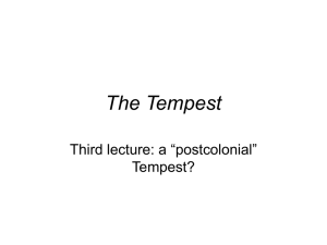 The Tempest - English Department UCSB