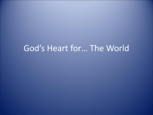 God`s Heart for the Nations – PPT