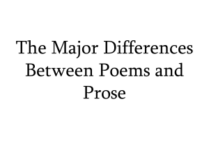 Poems and Prose EDI - Pacoima Charter School