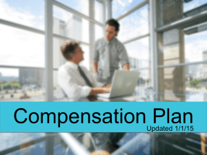 Compensation Plan Jan. 2015