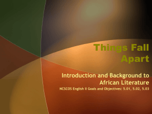 African literature was first recognized around 2300