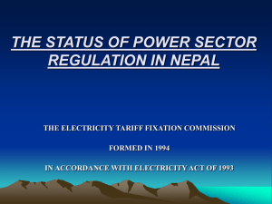 Regulation – Nepal