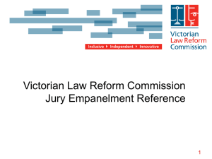 Jury Empanelment Reference (PPT, 262 KB