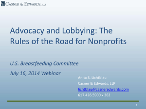 Advocacy and Lobbying for Nonprofits Read More