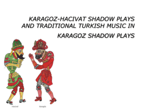 karagoz-hacivat shadow plays and traditional turkish music