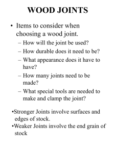 Types of Wood Joints - Marlington Local Schools