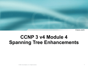 Implementing Multiple Spanning Tree