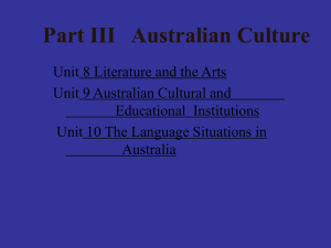 Part III Australian Culture