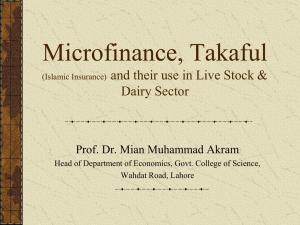 Insurance and Takaful