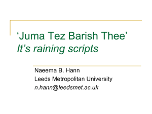 it`s raining scripts (Teaching right-to