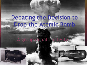 Atomic Bomb Power Point