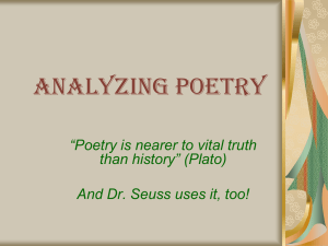 Analyzing Poetry - Mounds View School Websites