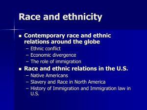 Race & Ethnicity Part I