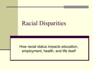 Racial Disparities - University of Illinois at Urbana