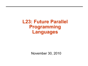 Future Directions for Parallel Computing