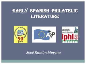 HISTORY OF THE SPANISH PHILATELIC LITERATURE