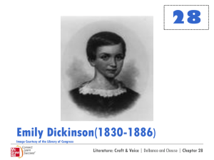 Emily Dickinson Powerpoint
