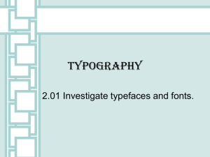 Typography PPT