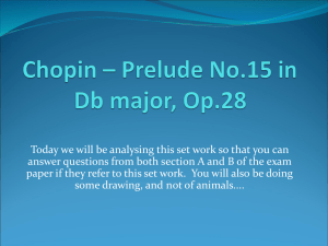 Chopin – Prelude No.15 in Db major, Op.28